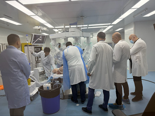 Armenian surgeons at international robotic training